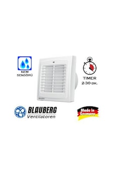 Blauberg Auto 100 H Zaman Ayarlı Nem Sensörlü Banyo Aspiratörü Blauberg Auto 100 H Zaman Ayarlı Nem Sensörlü Banyo Aspiratörü