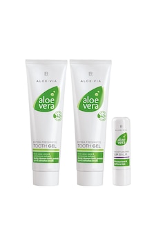 LR Aloe Via Aloe Vera Extra Freshness Diş Macunu 100 ML x 2 + Aloe Vera Dudak Koruyucu Krem LR Aloe Via Aloe Vera Extra Freshness Diş Macunu 100 ML x 2 + Aloe Vera Dudak Koruyucu Krem