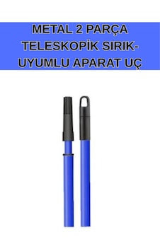 150cm Metal- 2 Parça Teleskopik Sırık - Uyumlu Aparat Uç 150cm Metal- 2 Parça Teleskopik Sırık - Uyumlu Aparat Uç