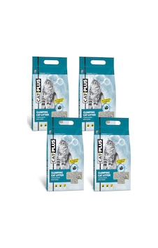 CatPlus Aktif Karbon Topaklaşan Bentonit Kedi Kumu 4 x 10 L CatPlus Aktif Karbon Topaklaşan Bentonit Kedi Kumu 4 x 10 L