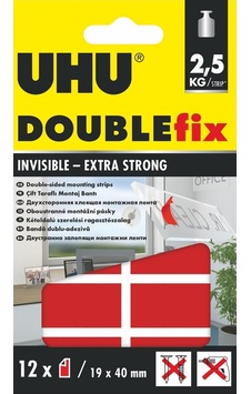Uhu Doublefix Çift Taraflı Şeffaf Güçlü Montaj Bandı19x40 MM 45515