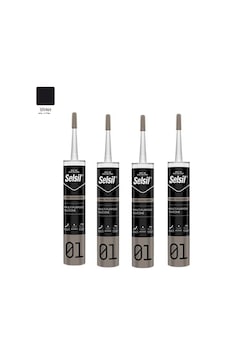 Selsil Genel Amaçlı Silikon - 280gr Beyaz 4 Adet