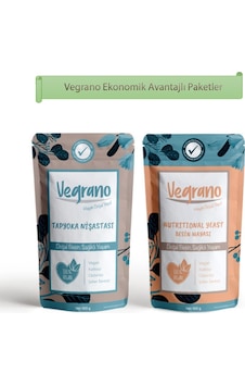 Vegrano Tapyoka Nişastası 100 G + Vegrano Nutritional Yeast Besin Mayası 100 G