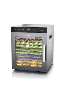 10 Katlı Paslanmaz Çelik Dehidratör, 800w Gıda Kurutucu, Meyve, Et, Sebze Kurutma, 8400 Cm² Alan 10 Katlı Paslanmaz Çelik Dehidratör, 800w Gıda Kurutucu, Meyve, Et, Sebze Kurutma, 8400 Cm² Alan