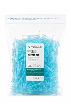 Mikropipet Pipet Ucu Mavi 500 Adet