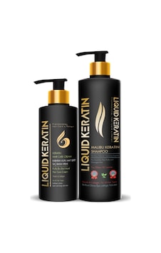 Liquid Keratin Kuru Mat Kabaran Saçlar İçin Bakım Kremi 125 ML + Kabaran Saçlar İçin Şampuan 350 ML
