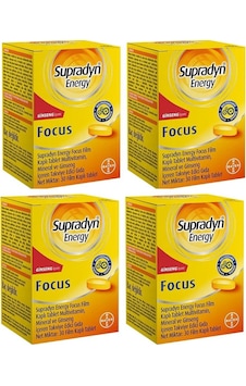 Supradyn Energy Focus 30 Tablet 4 Adet