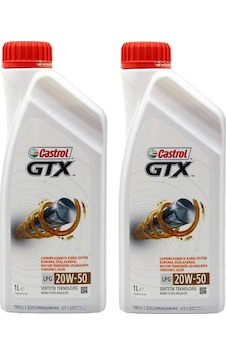 Castrol GTX 20W-50 Sentetik Motor Yağı 2 x 1 L Castrol GTX 20W-50 Sentetik Motor Yağı 2 x 1 L