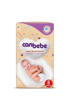 Canbebe Bebek Bakım Örtüsü 8'li - 8'li Paket 64 Adet Canbebe Bebek Bakım Örtüsü 8'li - 8'li Paket 64 Adet