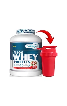Whey Protein 2257 Gr Çilek Aromalı Protein Tozu 24 Gram Protein 74 Servis Shaker Hediyeli Whey Protein 2257 Gr Çilek Aromalı Protein Tozu 24 Gram Protein 74 Servis Shaker Hediyeli