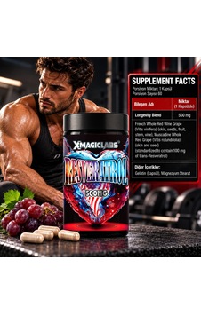 Xmagıclabs Trans-resveratrol Red Vine Grape 500 Mg 60 Caps Xmagıclabs Trans-resveratrol Red Vine Grape 500 Mg 60 Caps