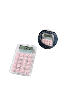 Pm-25414 Pembe Mini Hesap Makinesi Stil H Pm-25414 Pembe Mini Hesap Makinesi Stil H