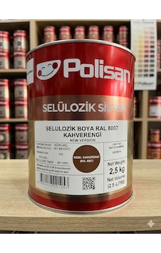 Selülozik Boya Kahverengi Yeni Versiyon Ral 8007 2.5 -litre 2,5 Kg Selülozik Boya Kahverengi Yeni Versiyon Ral 8007 2.5 -litre 2,5 Kg