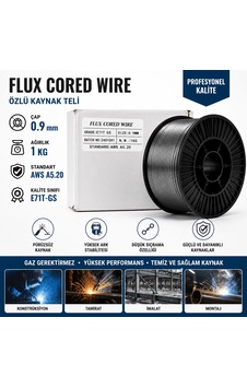 0,9 Mm 1 Kg Özlü Kaynak Teli E71t-gs Gazsız Flux Cored Kaynak Teli