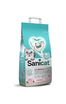 Sanicat Clumping White Rose Topaklaşan Bentonit Kedi Kumu 8 L