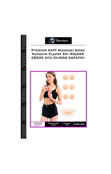 Terrien Premium Hafif Aksesuar Kolay Kullanım Kıyafet Altı Mujgan Göğüs Ucu Silikon Kapatıcı Çok Renkli Terrien Premium Hafif Aksesuar Kolay Kullanım Kıyafet Altı Mujgan Göğüs Ucu Silikon Kapatıcı Çok Renkli