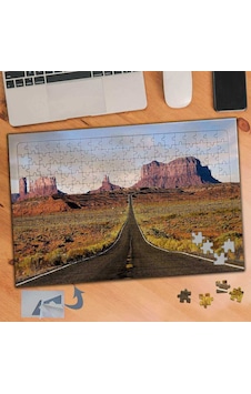 Uzun İnce Bir Yol - Manzara 240 Parça Puzzle Yapboz Tablo-096