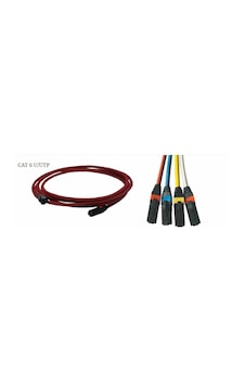 Erat S/ftp Cat6a 1m 4x2x24 Ls0h Patch Cord Gri Erat S/ftp Cat6a 1m 4x2x24 Ls0h Patch Cord Gri