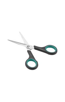Promosyonca Paslanmaz Çelik Makas, Ergonomik Turkuaz-siyah Tutma