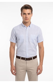 Mösyö Erkek Çift Cepli % 100 Cotton Kısa Kol Gömlek Bgl-st05647 Buz Mavi Mösyö Erkek Çift Cepli % 100 Cotton Kısa Kol Gömlek Bgl-st05647 Buz Mavi