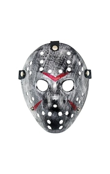 Jason Maskesi Hannibal Maskesi Metal Gümüş Renk 20x25 Cm Çok Renkli Jason Maskesi Hannibal Maskesi Metal Gümüş Renk 20x25 Cm Çok Renkli