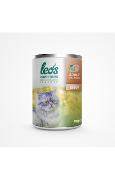 Leos Somon Parça Etli Soslu Konserve Yetişkin Kedi Maması 24 x 400 G Leos Somon Parça Etli Soslu Konserve Yetişkin Kedi Maması 24 x 400 G