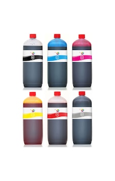 QC Canon Pixma G640 Uyumlu Yazıcı Mürekkep Seti 1000ml 6 Renk QC Canon Pixma G640 Uyumlu Yazıcı Mürekkep Seti 1000ml 6 Renk