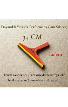Dayanıklı Cam Sileceği 34 Cm Ev Ofis Oto Yıkama Geniş Pencere Duş Kabinleri Aynalar Araç Camları Çok Renkli