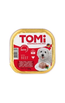 Tomi - 542 - Köpek Dana Etli Pate Alüminyum Yaş Mama - Csmo-tex - 300gr Pate Tomi - 542 - Köpek Dana Etli Pate Alüminyum Yaş Mama - Csmo-tex - 300gr Pate