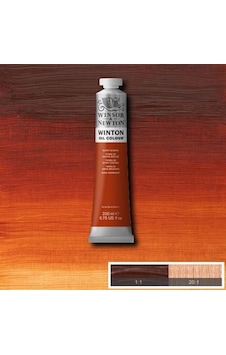Winsor Newton 074 Burnt Sienna 200 ml Yağlı Boya P-076256 Winsor Newton 074 Burnt Sienna 200 ml Yağlı Boya P-076256
