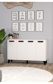 Monako Modern Dört Kapaklı Tv Ünitesi Beyaz-beyaz Mermer Desenli Monako Modern Dört Kapaklı Tv Ünitesi Beyaz-beyaz Mermer Desenli