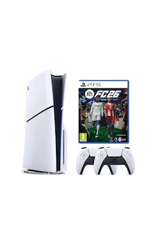 Playstation 5 Slim 1 TB CD'li + 2 Kol Dualsense + PS5 FC26 Oyun (İthalatçı Garantili) Playstation 5 Slim 1 TB CD'li + 2 Kol Dualsense + PS5 FC26 Oyun (İthalatçı Garantili)