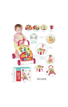Piyanolu 4in1 Bebek Yürüteci Pembe Renk Piyanolu 4in1 Bebek Yürüteci Pembe Renk