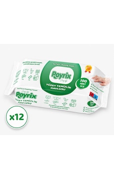 Poyrix Yüzey Temizlik Havlusu Klasik 100'lü X12 12'li Set Poyrix Yüzey Temizlik Havlusu Klasik 100'lü X12 12'li Set