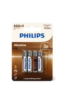 Philips İnce Kalem Pil Aaa 4lü - 2 Paket Philips İnce Kalem Pil Aaa 4lü - 2 Paket
