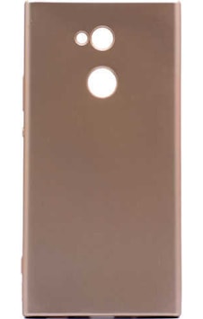 Sony Xperia Xa2 Ultra Kılıf Zore Premier Silikon Kapak Gold Sony Xperia Xa2 Ultra Kılıf Zore Premier Silikon Kapak Gold