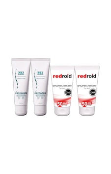 Kaz Gagası 100 Ml Sırt Bel Kas Iskelet Kısmi Kullanım Kremi 2 Adet Redroid Hem.eroid 50 Ml 2 Adet