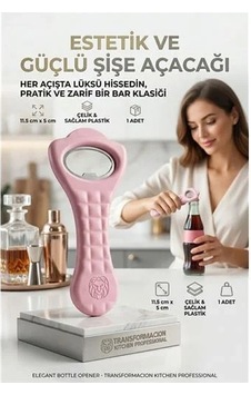 Pratik Şişe Açacağı Ergonomik Barmen Tipi Sağlam Gazoz Ve İçecek Açacağı 723196 Çok Renkli Pratik Şişe Açacağı Ergonomik Barmen Tipi Sağlam Gazoz Ve İçecek Açacağı 723196 Çok Renkli