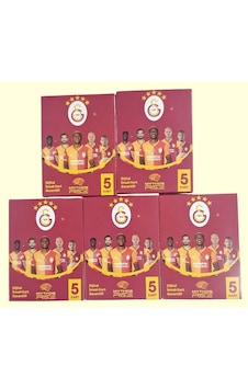 Mythos Rise Galatasaray Lisanslı Futbolcu Kartları 2025 - 2026 Sezon 5 Kutu 25 Kart