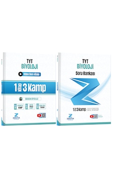 Zeduva Biosem TYT Biyoloji 1 Kitap 3 Kamp Video Ders Kitabı ve Soru Bankası Seti Zeduva Biosem TYT Biyoloji 1 Kitap 3 Kamp Video Ders Kitabı ve Soru Bankası Seti