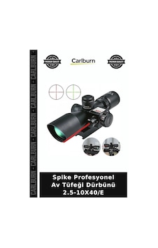 Spike Profesyonel Av Tüfeği Dürbünü 2.5-10x40/e Optik Ekipman Dis Mekan Nisan Aleti Diğer Spike Profesyonel Av Tüfeği Dürbünü 2.5-10x40/e Optik Ekipman Dis Mekan Nisan Aleti Diğer