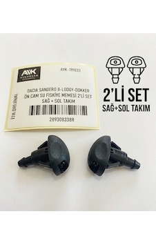 Orijinal Dacia Sandero 2 - Lodgy - Dokker Ön Cam Fıskiye Memesi 2'li Set Sağ - Sol Takım Oem-289308338r - Seım Orijinal Dacia Sandero 2 - Lodgy - Dokker Ön Cam Fıskiye Memesi 2'li Set Sağ - Sol Takım Oem-289308338r - Seım