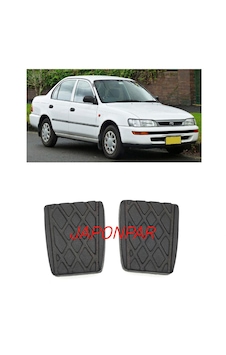 1 Çift 1988-1998 Toyota Corolla Fren Ve Debriyaj Pedal Lastiği 1 Çift 1988-1998 Toyota Corolla Fren Ve Debriyaj Pedal Lastiği