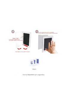 El Ayak İzi Kalıbı Seti -001 El Ayak İzi Kalıbı Seti -001