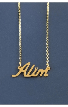 Alim İsimli Kolye Sarı Alim İsimli Kolye Sarı