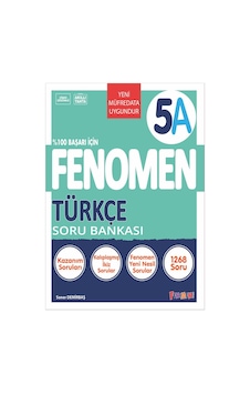 Fenomen Okul 2024 5. Sınıf Türkçe A Soru Bankası Yeni Nesile Kolay Geçiş Güncel Müfredat 2024 Fenomen Okul 2024 5. Sınıf Türkçe A Soru Bankası Yeni Nesile Kolay Geçiş Güncel Müfredat 2024