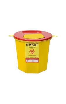 Mck 5 Adet Tıbbi Atık Kovası 5 Litre Sarı