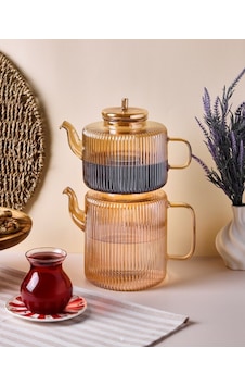 Perotti Tobby Line Amber Çizgili Borosilikat Cam Çaydanlık 1.1l + 1.75l 16803 Şeffaf Perotti Tobby Line Amber Çizgili Borosilikat Cam Çaydanlık 1.1l + 1.75l 16803 Şeffaf