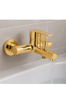 Gold Banyo Bataryası Pirinç Gövde Altın