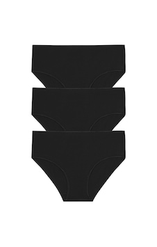 Suwen 3lü Paket Yüksek Bel Slip Külot St0040601a361 Siyah
